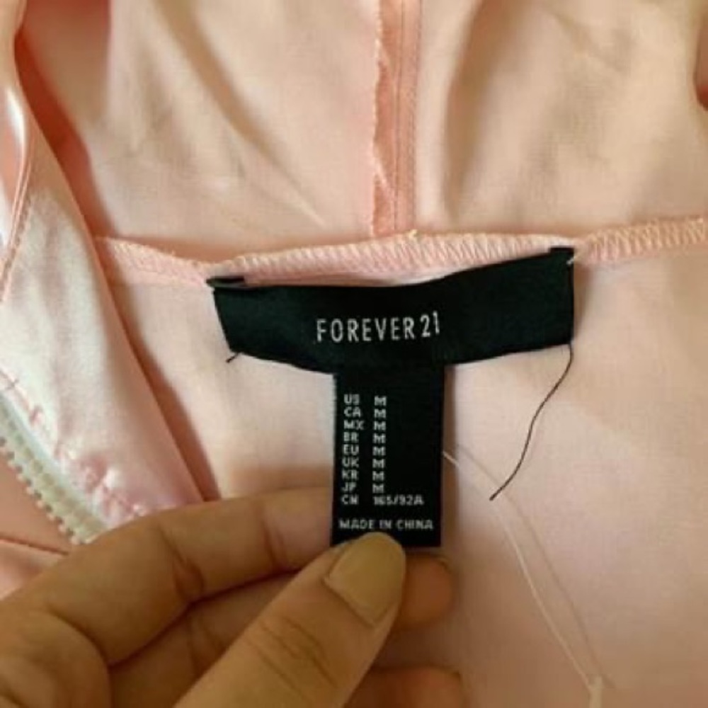 forever 21 pink holographic dress - Picture 2 of 2